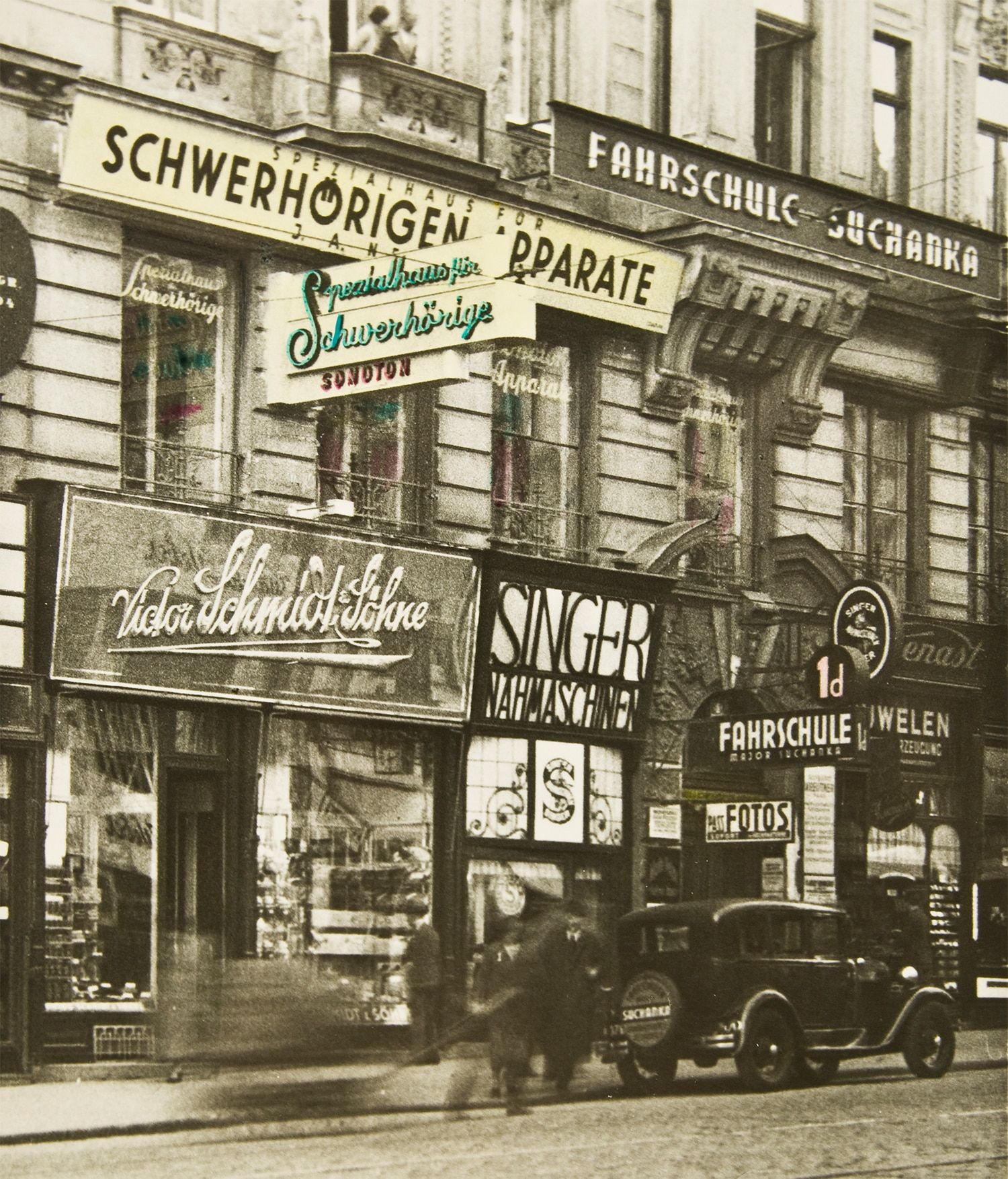 Altes Foto zeigt die erste Neuroth-Filiale in Wien